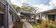 Arcare aged care peregian springs courtyard 02